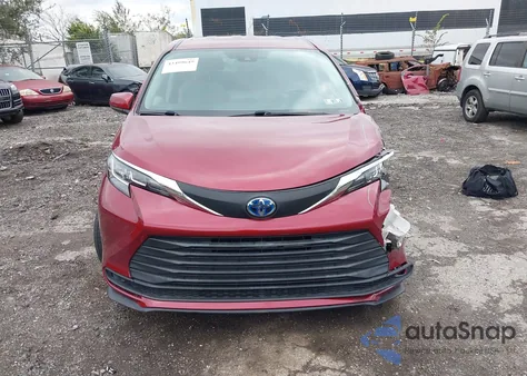 2021 Toyota Sienna Le из США, поврежденный, VIN 5TDKRKEC5MS007767